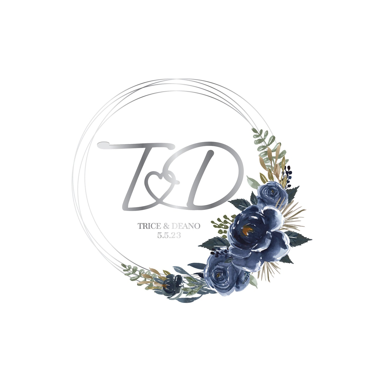 Custom Wedding Decal Dance Floor Wrap Gloss Removable Vinyl. Monogram Print and Vinyl to cover the entire dancefloor. Wedding logo design