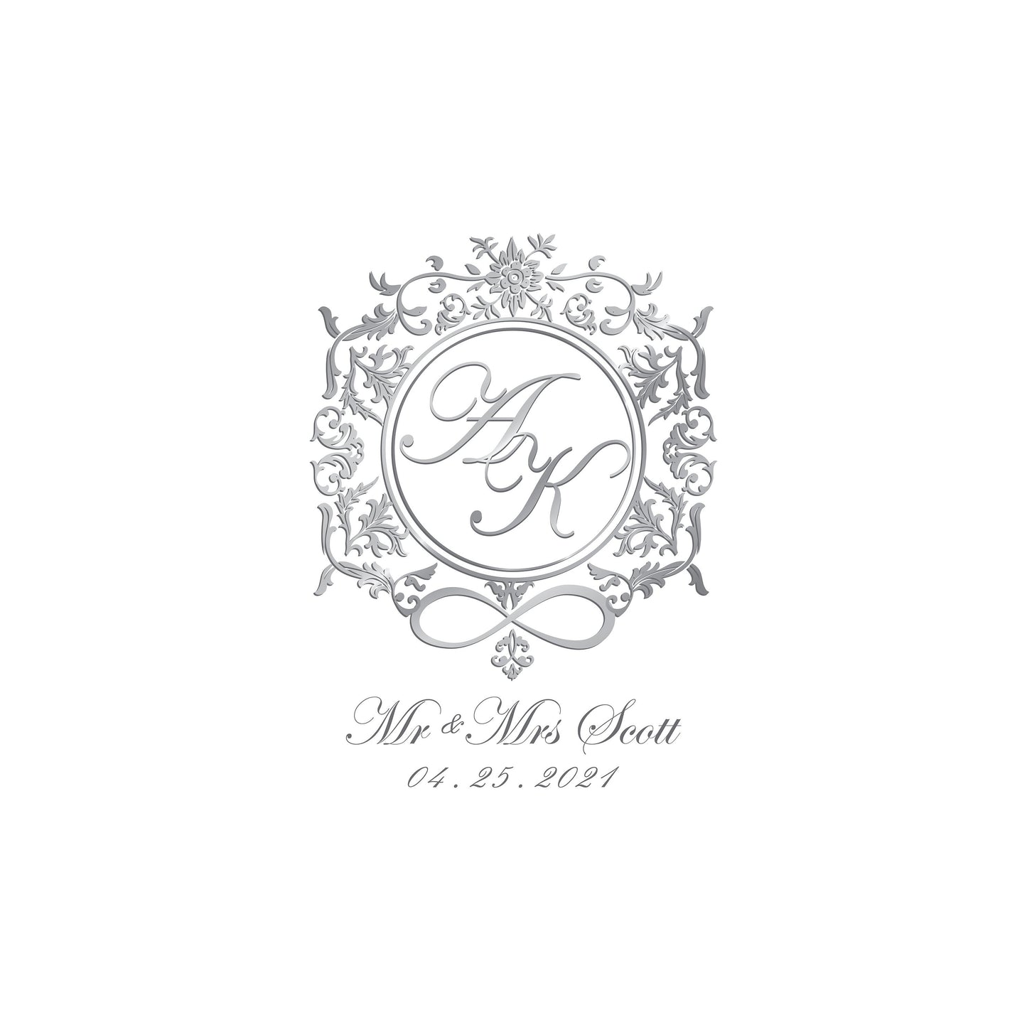 Custom Wedding Decal Dance Floor Wrap Gloss Removable Vinyl. Monogram Print and Vinyl to cover the entire dancefloor. Wedding logo design