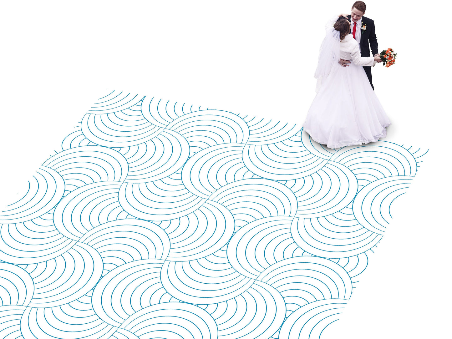 Geometric pattern Custom Wedding Dance Floor Wrap Gloss Removable Vinyl. Monogram Print & Vinyl to cover the dancefloor. Wedding logo design