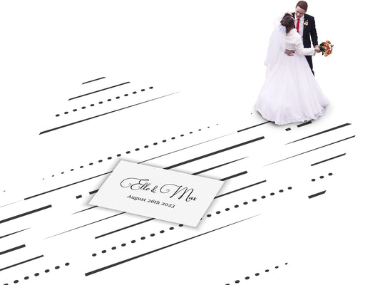 Geometric pattern Custom Wedding Dance Floor Wrap Gloss Removable Vinyl. Monogram Print & Vinyl to cover the dancefloor. Wedding logo design