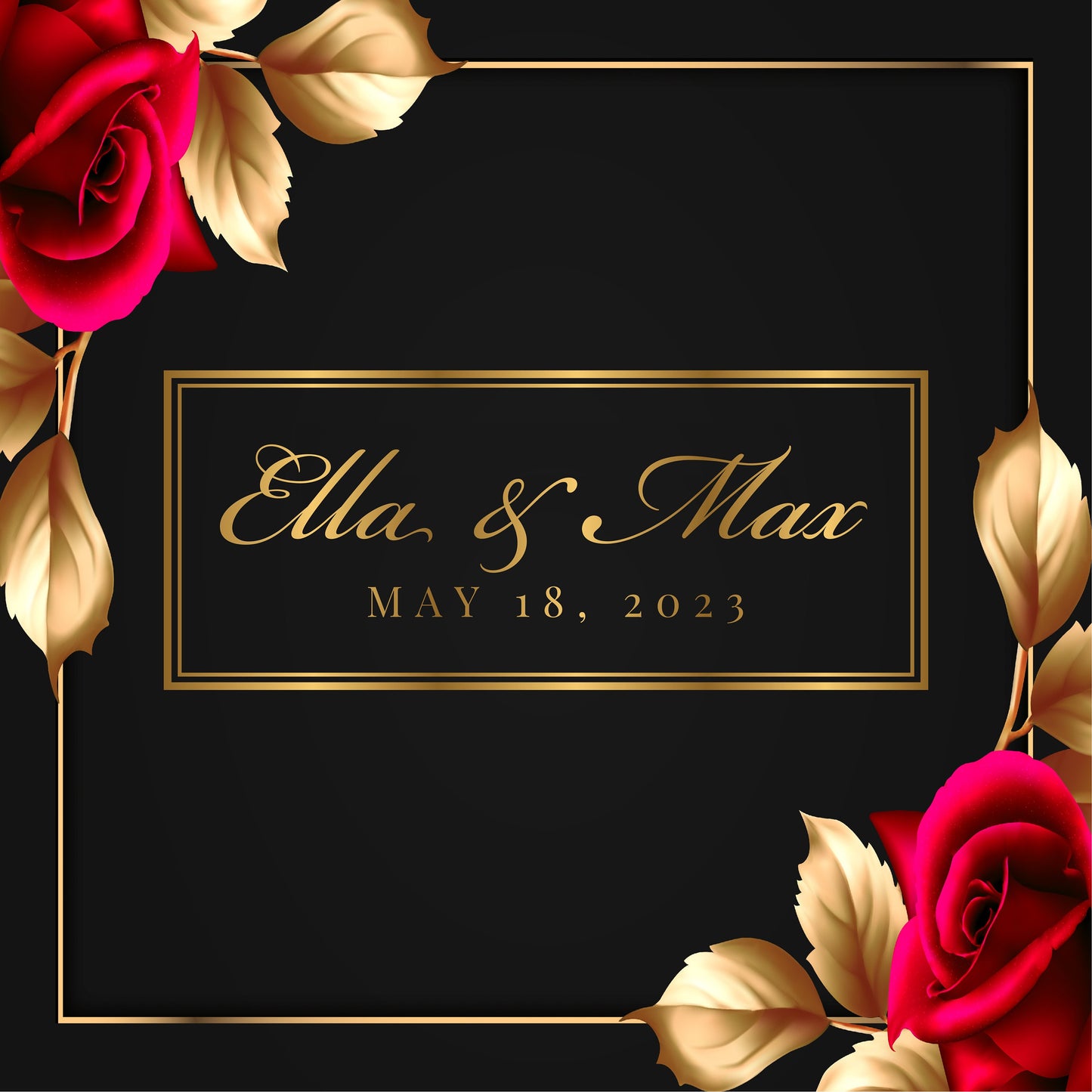 Custom Wedding Decal Dance Floor Wrap Gloss Removable Vinyl. Monogram Print and Vinyl to cover the entire dancefloor. Wedding logo design