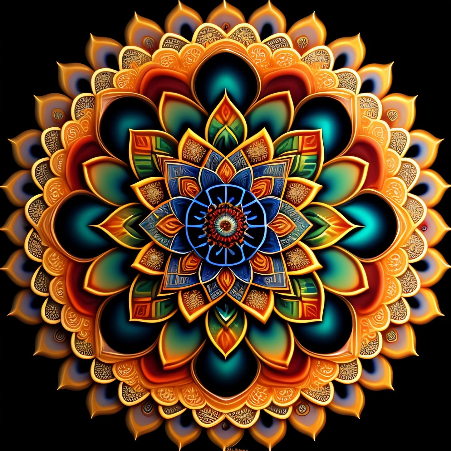 Indian Wedding Mehdi Mandala Sangeet Full Color Dancefloor print. Dancefloor Gloss/Matte Wrap Removable Vinyl. Print to cover dancefloor