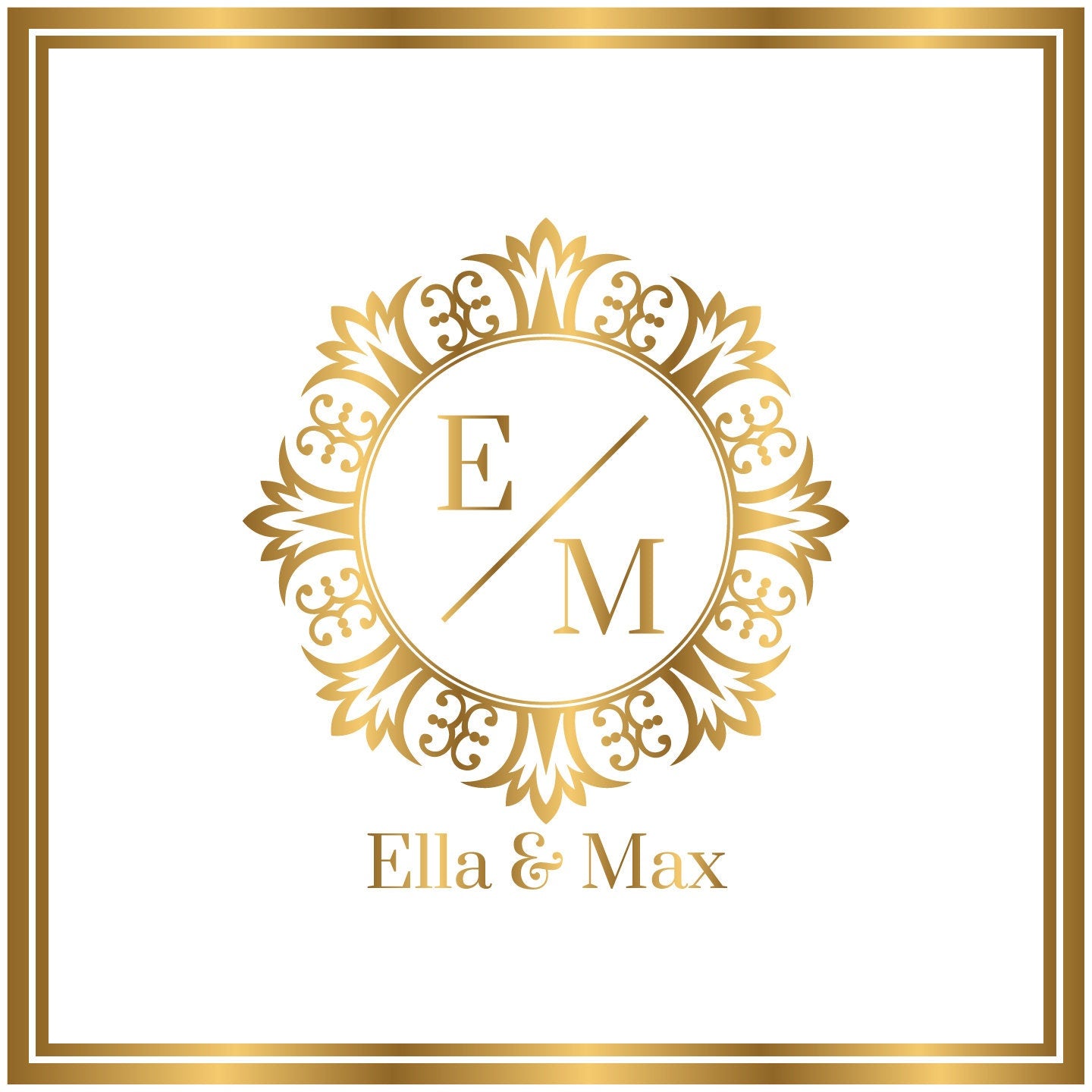Custom Wedding Decal Dance Floor Wrap Gloss Removable Vinyl. Monogram Print and Vinyl to cover the entire dancefloor. Wedding logo design
