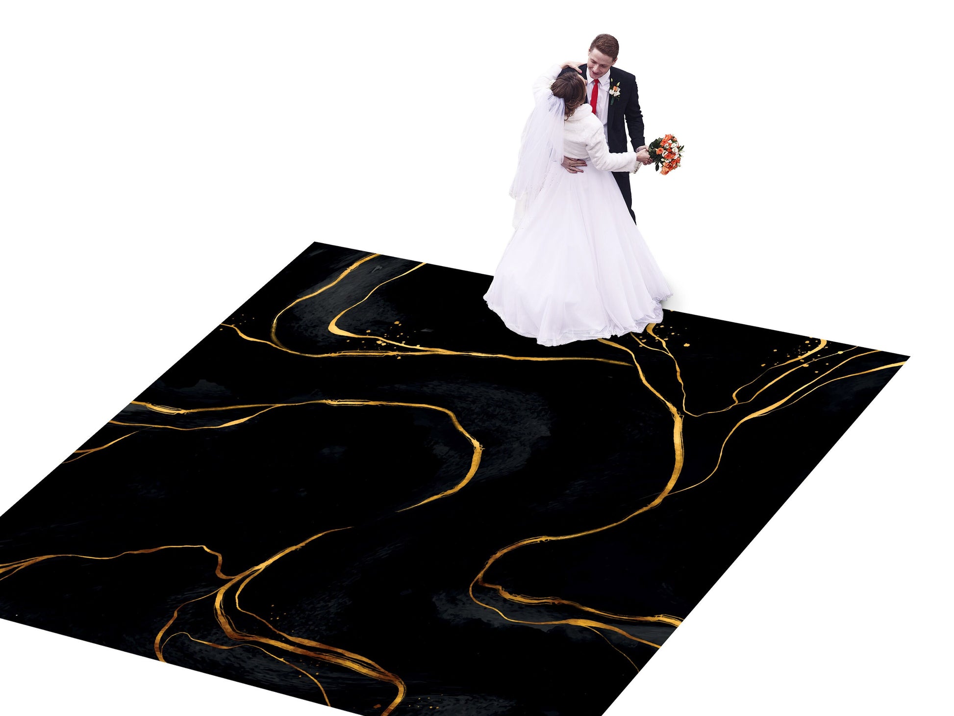 Spectacular Granite Marble design Decal Dance Floor Wrap Gloss Removable Vinyl. Printed Vinyl to cover the entire dancefloor. Wedding decal.