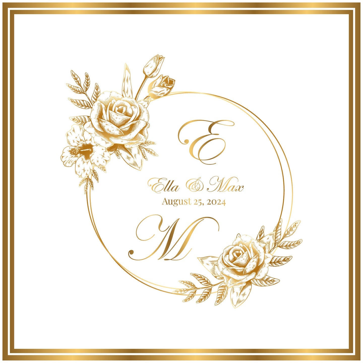 Full Print Custom Wedding Decal Dance Floor Wrap Gloss Removable Vinyl. Wedding Dancefloor design. Free Shipping