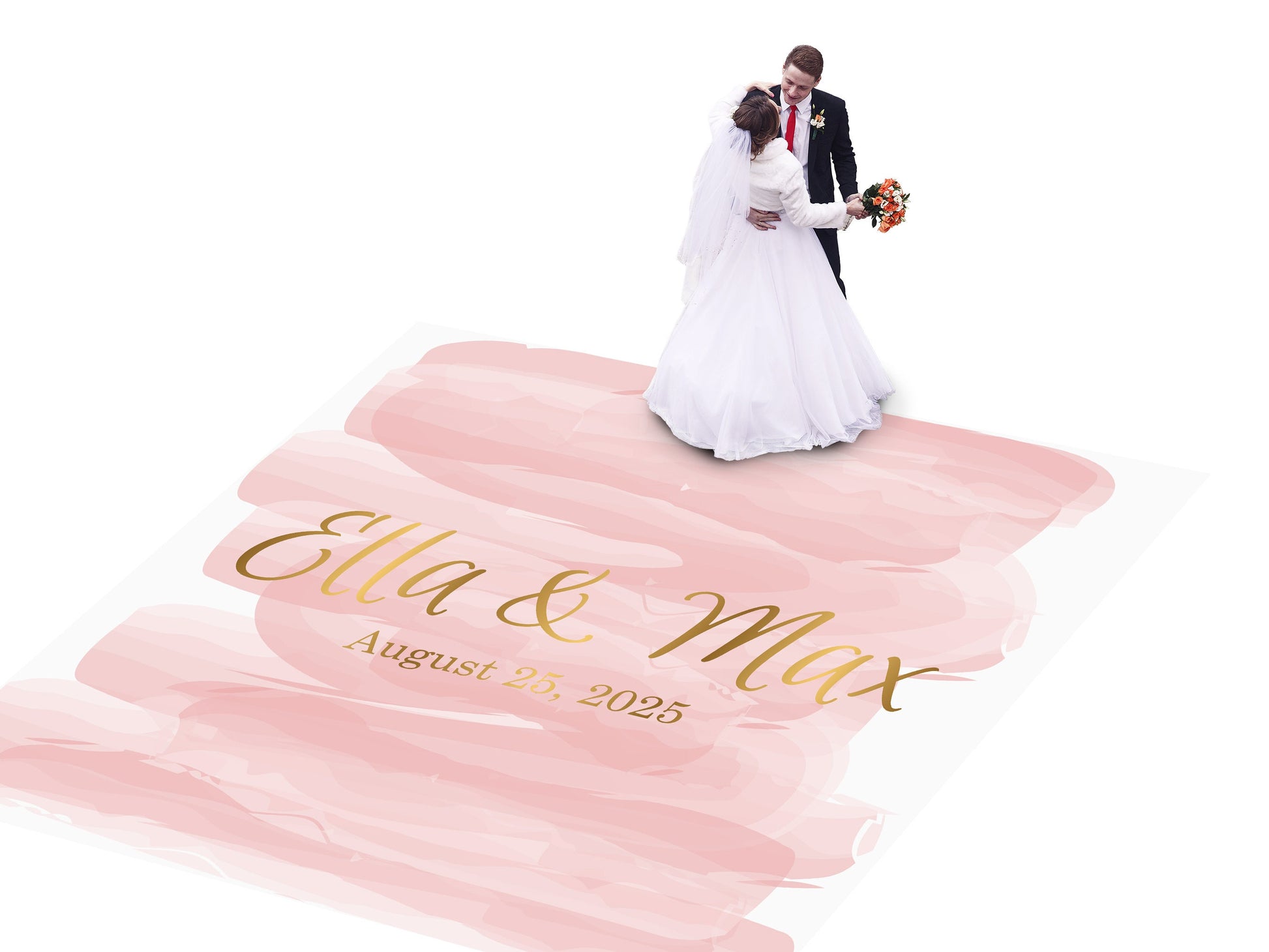 Custom Wedding Decal Dance Floor Wrap Gloss Removable Vinyl. Monogram Print and Vinyl to cover the entire dancefloor. Wedding logo design