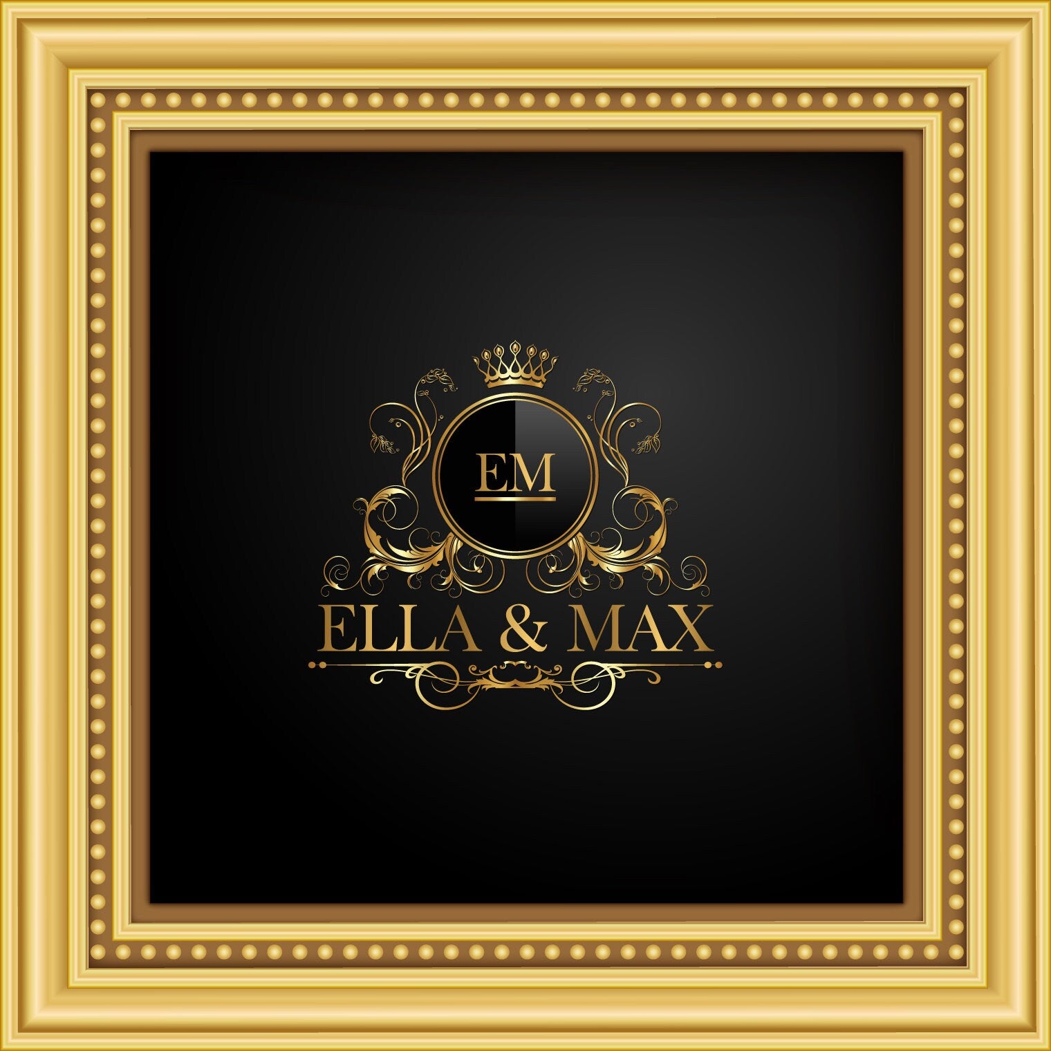 Super Unique Photo Frame Wedding Dance Floor Wrap Gloss Removable Vinyl. Print and Vinyl to cover the entire dancefloor. Wedding logo design