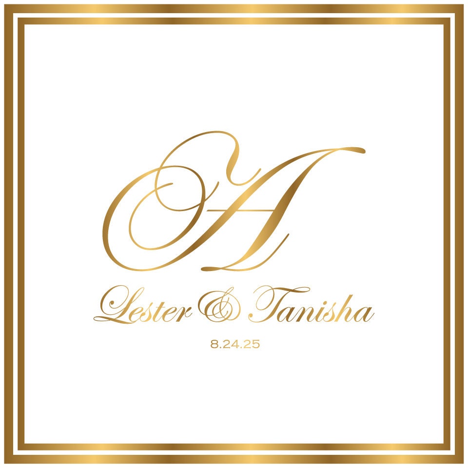 Custom Wedding Decal Dance Floor Wrap Gloss Removable Vinyl. Monogram Print and Vinyl to cover the entire dancefloor. Wedding logo design