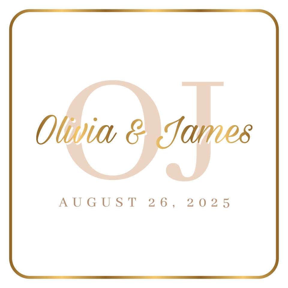 Custom Wedding Decal Dance Floor Wrap. Gloss Removable Vinyl. Monogram Print and Vinyl to cover your entire dancefloor. Wedding logo design.