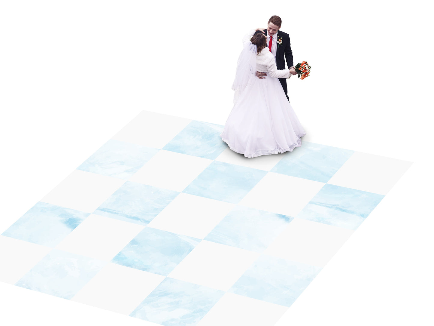 Marble Checkerboard Custom Wedding Decal Dance Floor Wrap. Removable Vinyl. Vinyl Print to cover the dancefloor. Wedding. Free shipping!