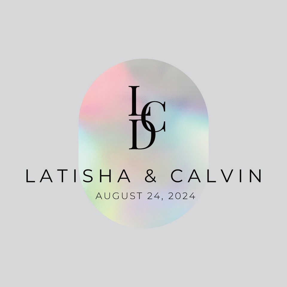 Custom Wedding Decal Dance Floor Wrap Gloss Removable Vinyl. Monogram Print and Vinyl to cover the entire dancefloor. Wedding logo design