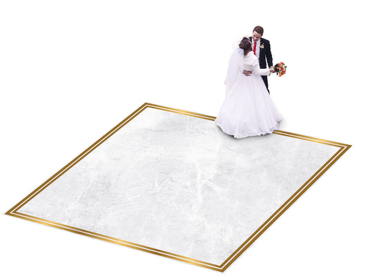 Spectacular Granite Marble design Decal Dance Floor Wrap Gloss Removable Vinyl. Printed Vinyl to cover the entire dancefloor. Wedding decal.