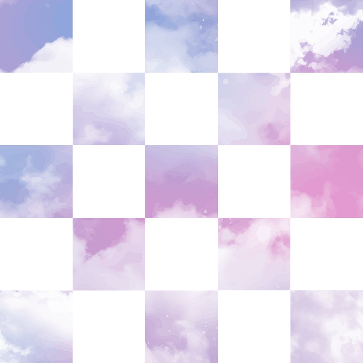 Custom Wedding Decal Dance Floor Wrap Gloss Removable Vinyl. Unique sky cloud floor design. Checkerboard design. Wedding logo. Free shipping