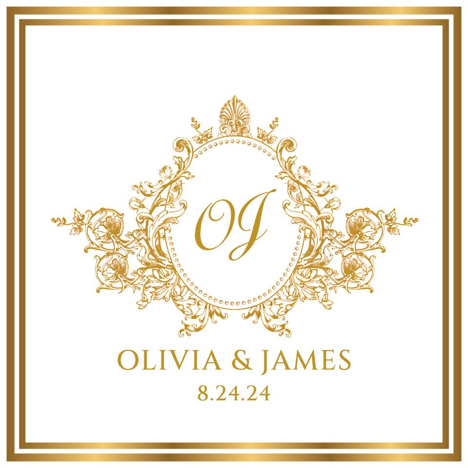 Custom Wedding Decal Dance Floor Wrap. Gloss Removable Vinyl. Monogram Print and Vinyl to cover your entire dancefloor. Wedding logo design.