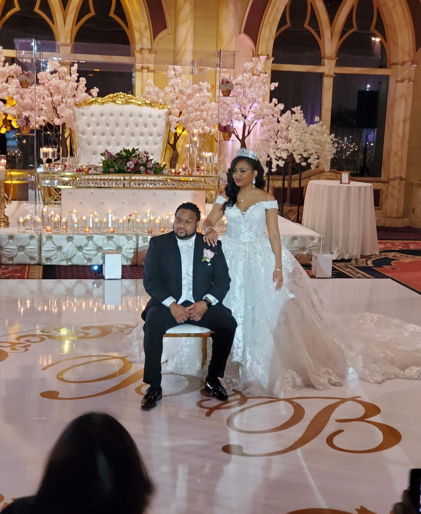 Custom Wedding Decal Dance Floor Wrap. Gloss Removable Vinyl. Monogram Print and Vinyl to cover your entire dancefloor. Wedding logo design.