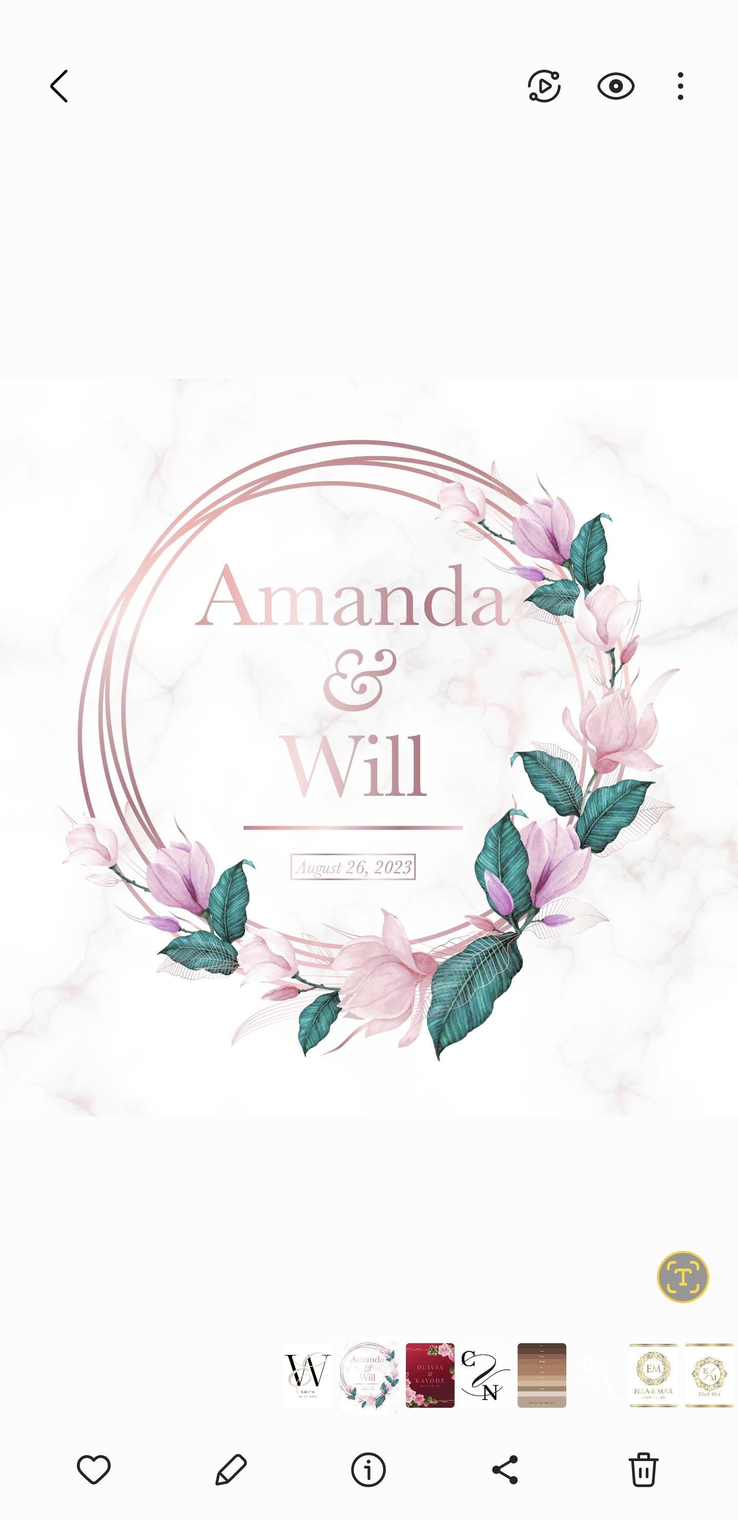 Custom Wedding Decal Dance Floor Wrap Gloss Removable Vinyl. Monogram Print and Vinyl to cover the entire dancefloor. Wedding logo design