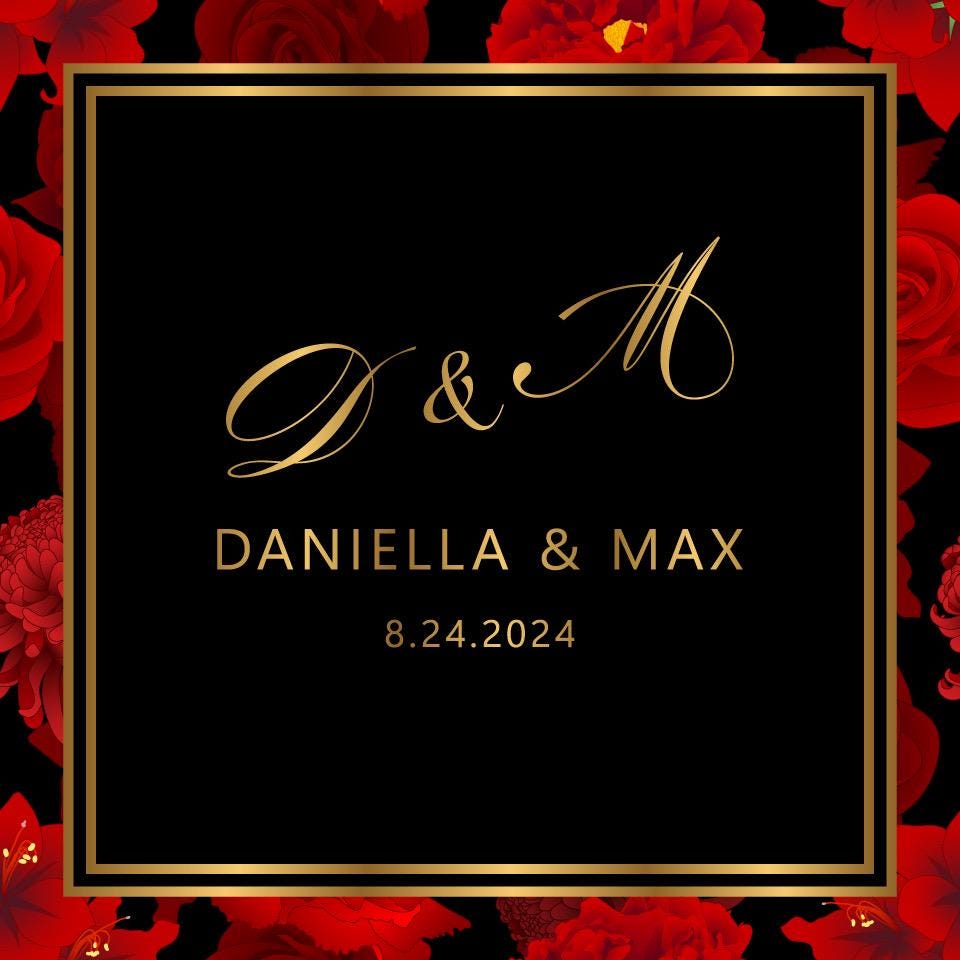 Full Print Custom Wedding Decal Dance Floor Wrap Gloss Removable Vinyl. Wedding Dancefloor design. Free Shipping