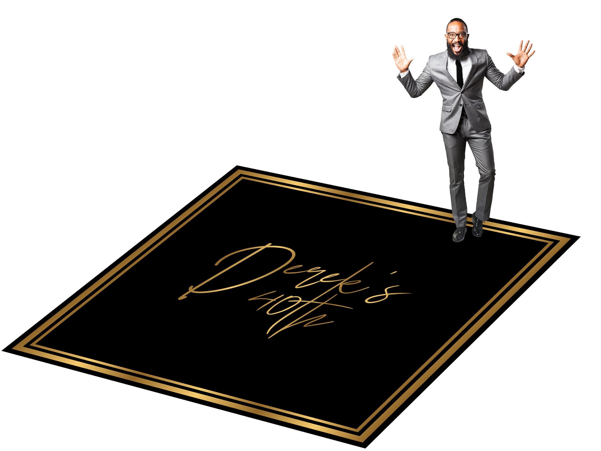 Customizable Birthday Decal Dance Floor Wrap. Removable Vinyl. Covers entire dancefloor. Birthday Gloss/Matte Floor Wrap. Free Shipping