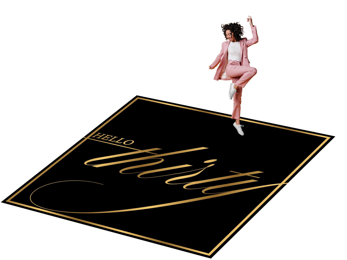 Customizable Birthday Decal Dance Floor Wrap. Removable Vinyl. Covers entire dancefloor. Birthday Gloss/Matte Floor Wrap. Free Shipping