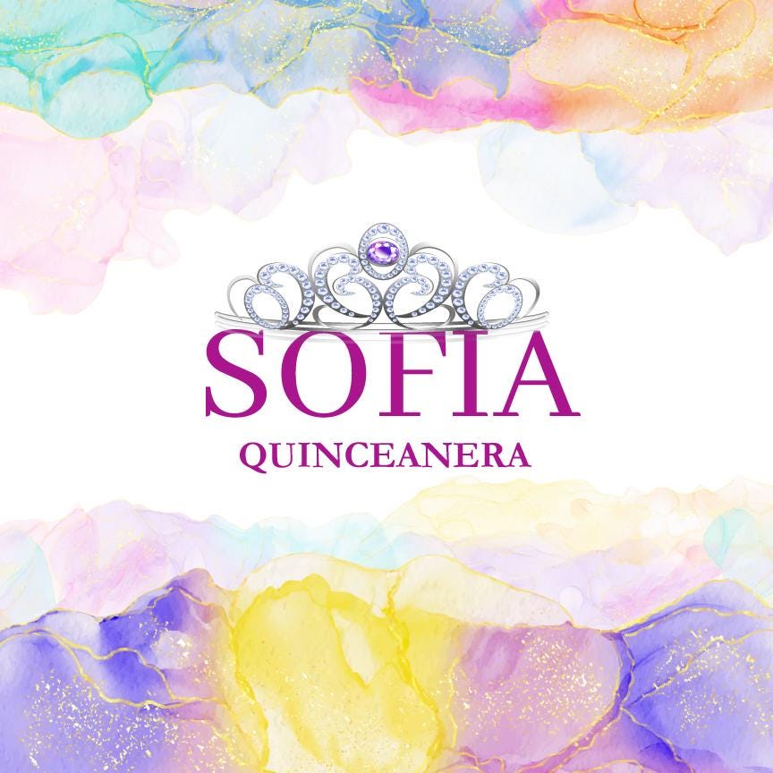 Customizable Quinceañera Decal Dance Floor Wrap. Removable Vinyl. Vinyl covers entire dancefloor. Mis Quince Años Floor Wrap. Free Ship