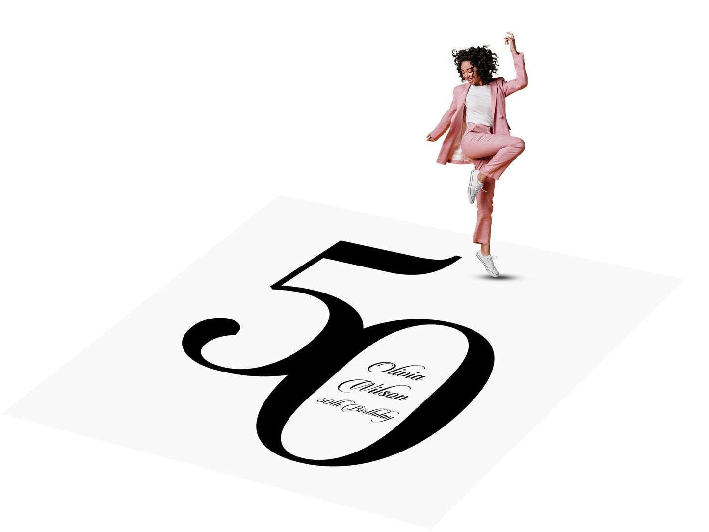 Customizable Birthday Decal Dance Floor Wrap. Removable Vinyl. Covers entire dancefloor. Birthday Gloss/Matte Floor Wrap. Free Shipping