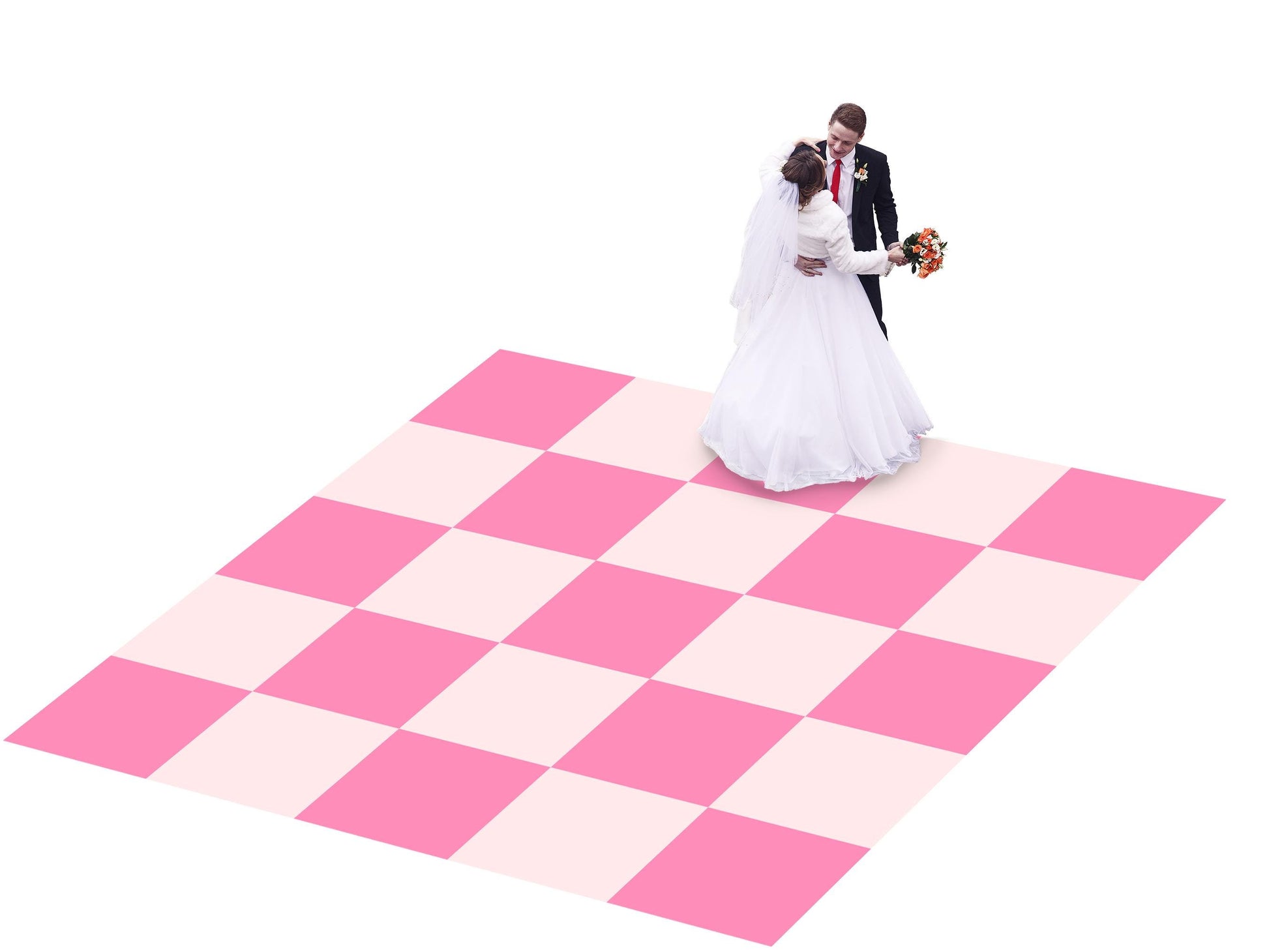 Custom Colorful Checkerboard Wedding Decal Dance Floor Wrap Gloss/Matte Removable Vinyl. Checkerboard design. Wedding logo. Free shipping
