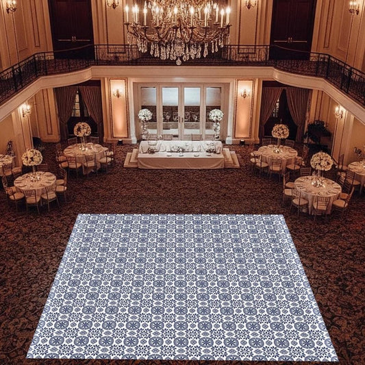 Full Print Custom Wedding Decal Dance Floor Wrap Gloss Removable Vinyl. Wedding Dancefloor design. Free Shipping