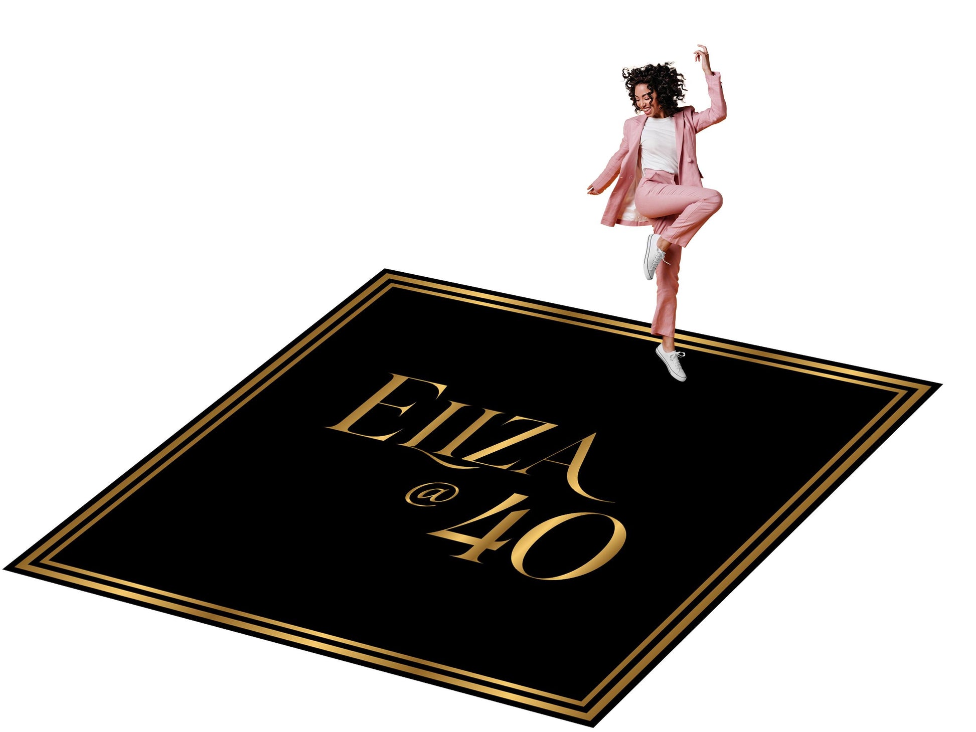 Customizable Birthday Decal Dance Floor Wrap. Removable Vinyl. Covers entire dancefloor. Birthday Gloss/Matte Floor Wrap. Free Shipping