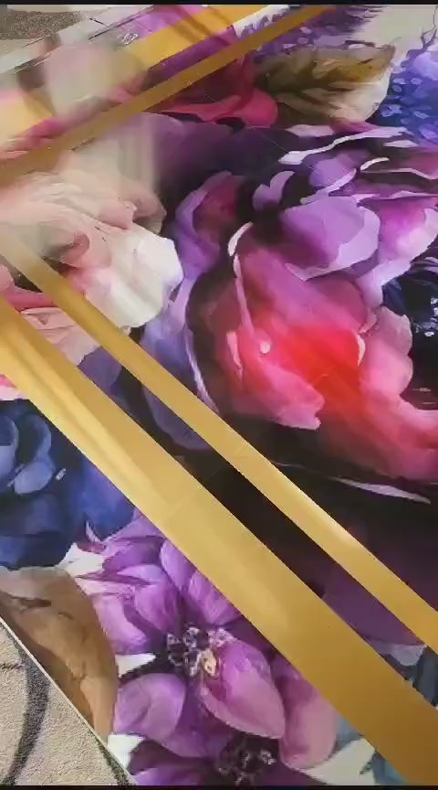 Full Print Custom Wedding Decal Dance Floor Wrap Gloss Removable Vinyl. Wedding Dancefloor design. Free Shipping