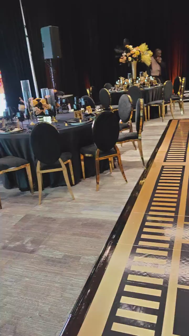 Customizable Great Gatsby Birthday Decal Dance Floor Wrap. Removable Vinyl. Covers entire dancefloor. Birthday Floor Wrap. Free Shipping