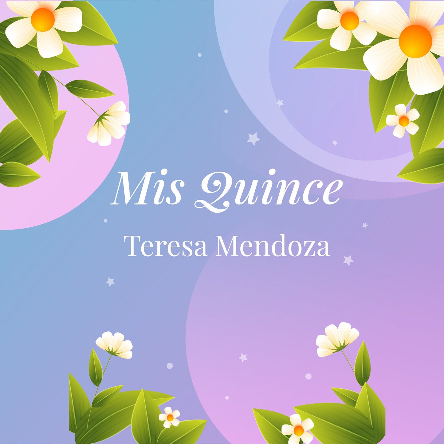 Customizable Gorgeous Quinceanera Dance Floor Wrap Gloss Removable Vinyl. Print and Vinyl to cover the entire dancefloor. Mis Quince anos