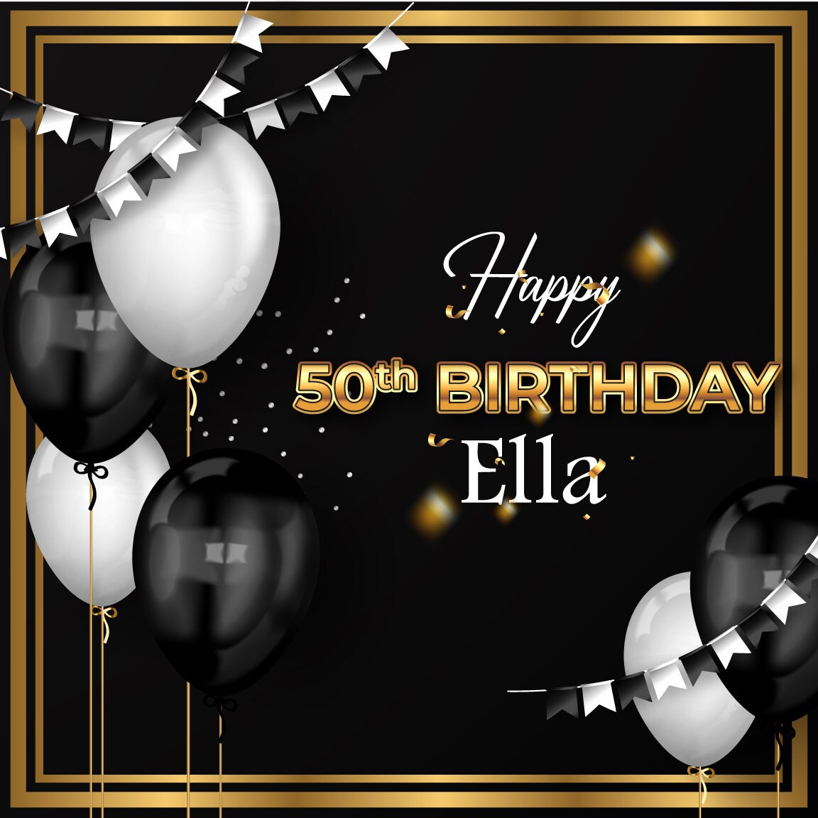 Customizable Birthday Decal Dance Floor Wrap Gloss/Matte Removable Vinyl. Vinyl to cover the entire dancefloor. Birthday party logo design