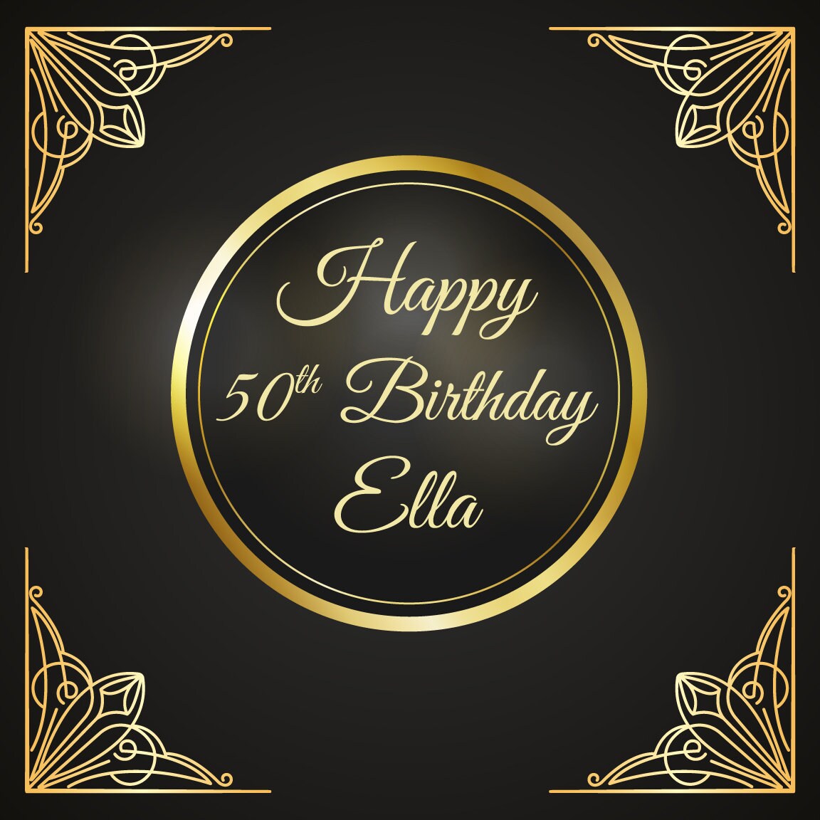 Customizable Birthday Decal Dance Floor Wrap Gloss/Matte Removable Vinyl. Vinyl to cover the entire dancefloor. Birthday party logo design