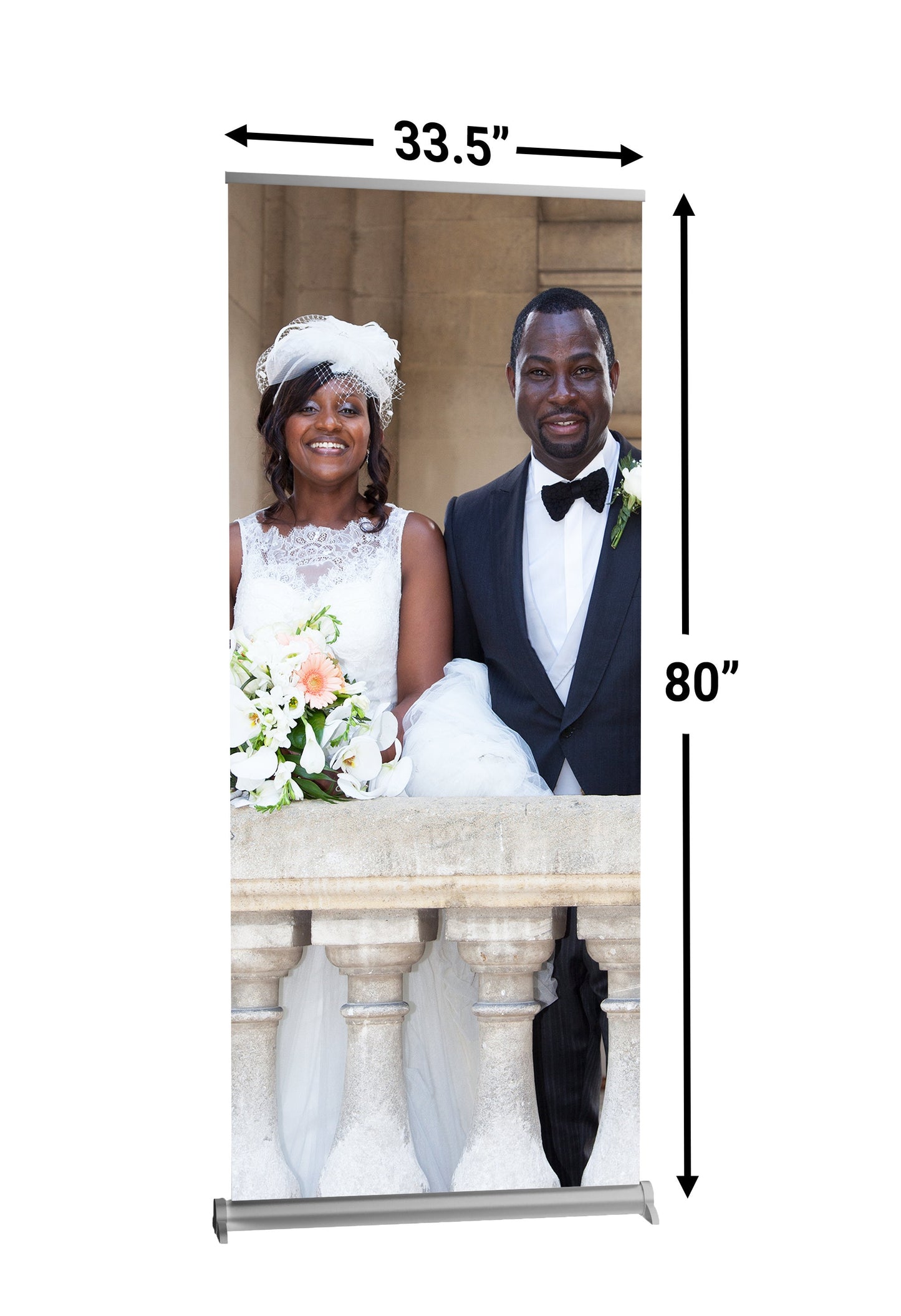 Wedding Welcome Sign Banner Photo & Logo. Retractable Banner, Custom Roll Up Banner, Sign Display, Retractable High Quality. FREE SHIPPING!