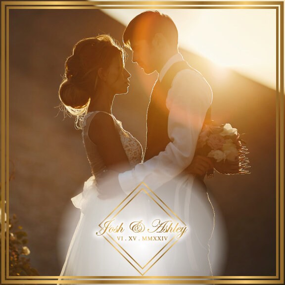 Super Unique Custom Wedding Photo Portrait Dance Floor Wrap Design. Removable Vinyl. Floor Wrap Print to cover the dancefloor. Wedding logo