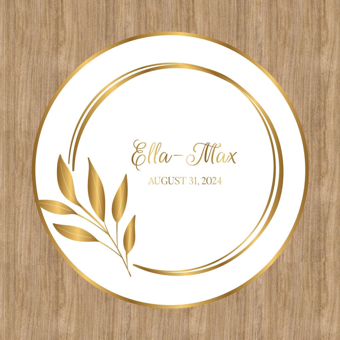 Unique Circular Custom Wedding Decal Dance Floor Wrap. Gloss Removable Vinyl. Wedding Floor designs that cover the dancefloor. Free Shipping