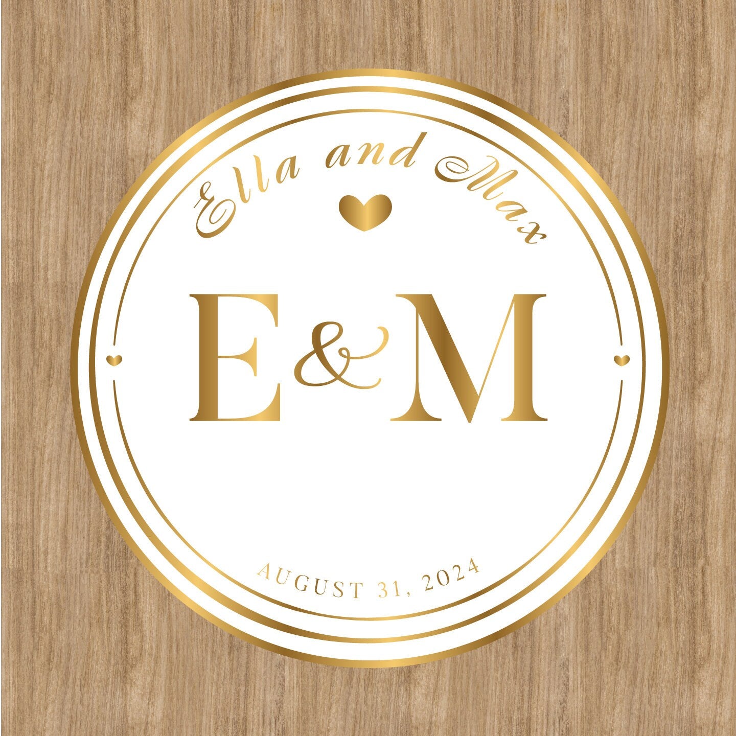 Unique Circular Custom Wedding Decal Dance Floor Wrap. Gloss Removable Vinyl. Wedding Floor designs that cover the dancefloor. Free Shipping