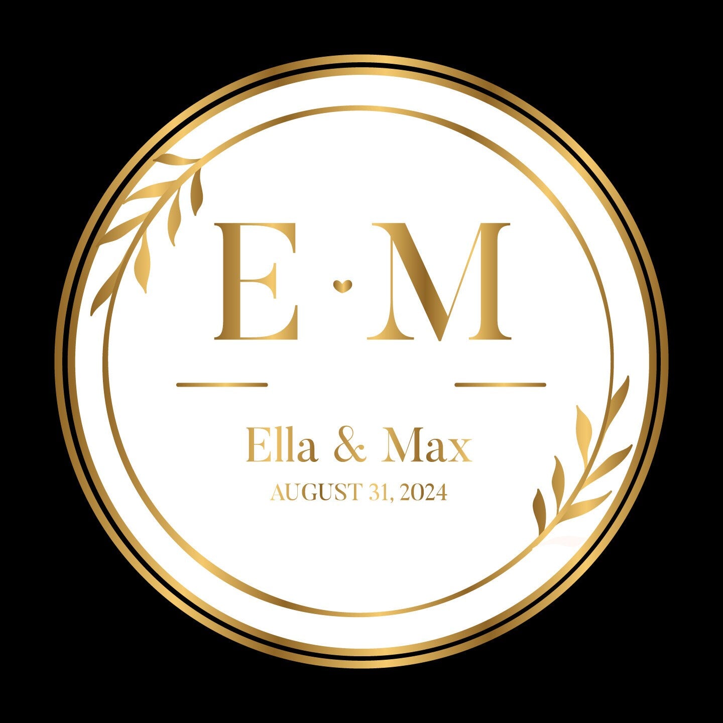 Unique Circular Custom Wedding Decal Dance Floor Wrap. Gloss Removable Vinyl. Wedding Floor designs that cover the dancefloor. Free Shipping