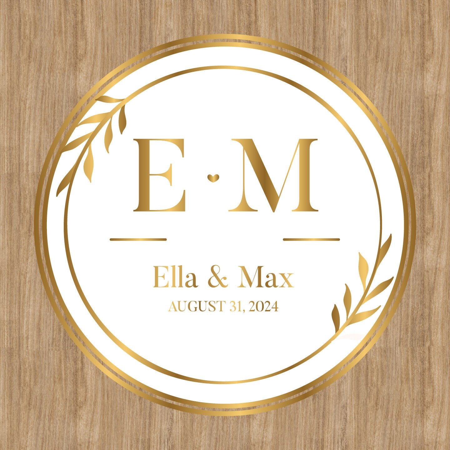 Unique Circular Custom Wedding Decal Dance Floor Wrap. Gloss Removable Vinyl. Wedding Floor designs that cover the dancefloor. Free Shipping