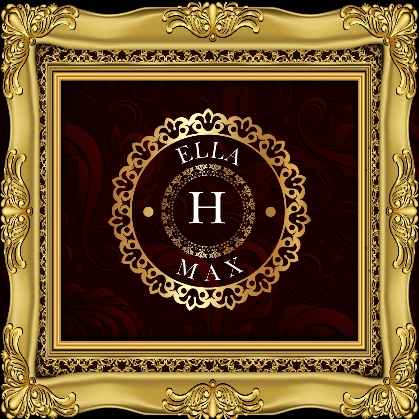 Super Unique Photo Frame Wedding Dance Floor Wrap Gloss Removable Vinyl. Print and Vinyl to cover the entire dancefloor. Wedding logo design