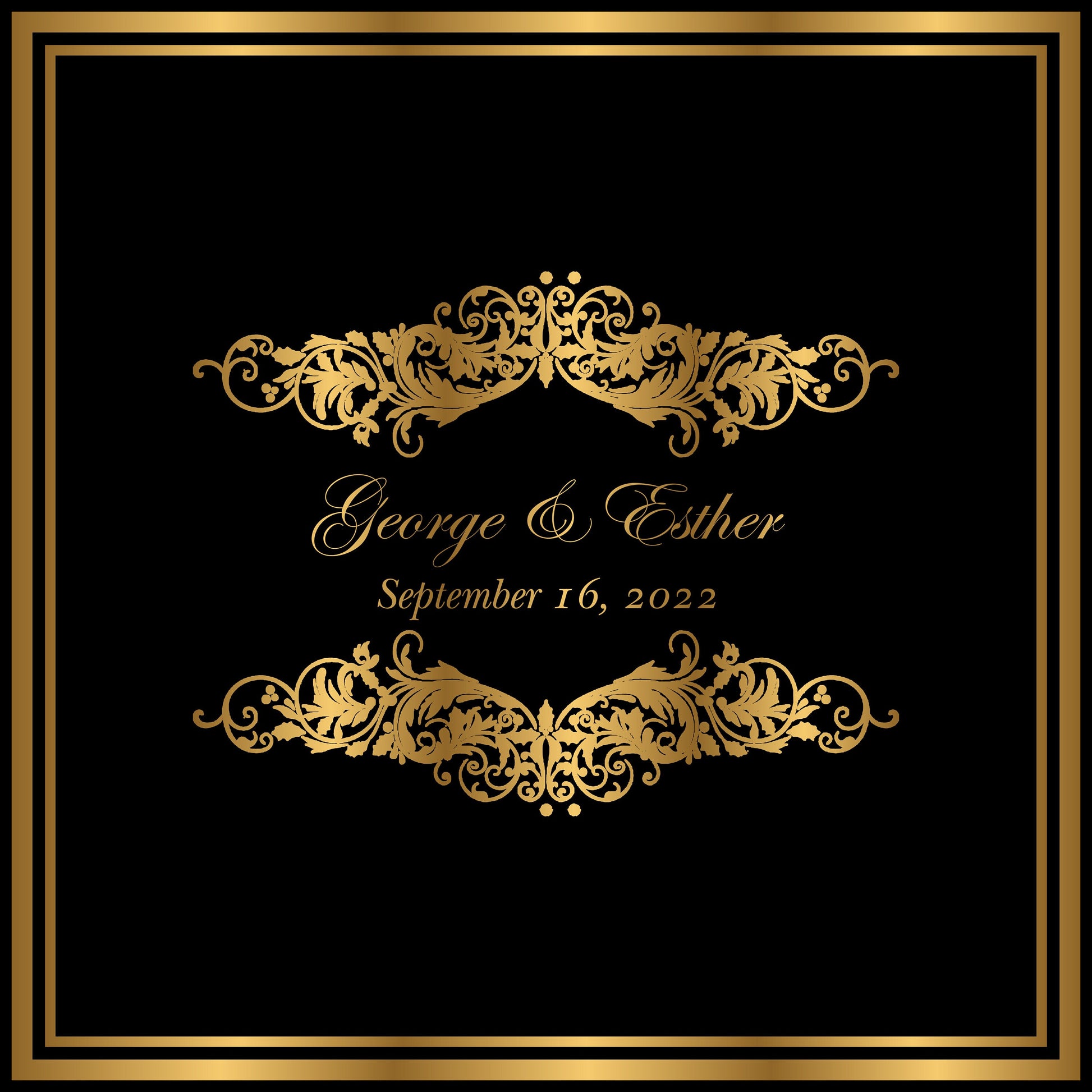Full Print Custom Wedding Decal Dance Floor Wrap Gloss Removable Vinyl. Wedding Dancefloor design. Free Shipping