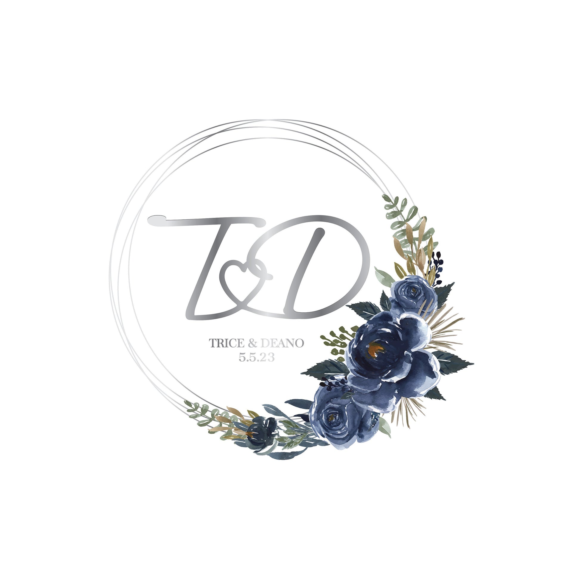 Custom Wedding Decal Dance Floor Wrap Gloss Removable Vinyl. Monogram Print and Vinyl to cover the entire dancefloor. Wedding logo design