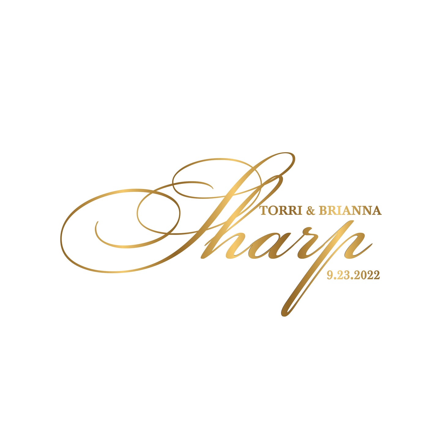 Custom Wedding Decal Dance Floor Wrap Gloss Removable Vinyl. Monogram Print and Vinyl to cover the entire dancefloor. Wedding logo design