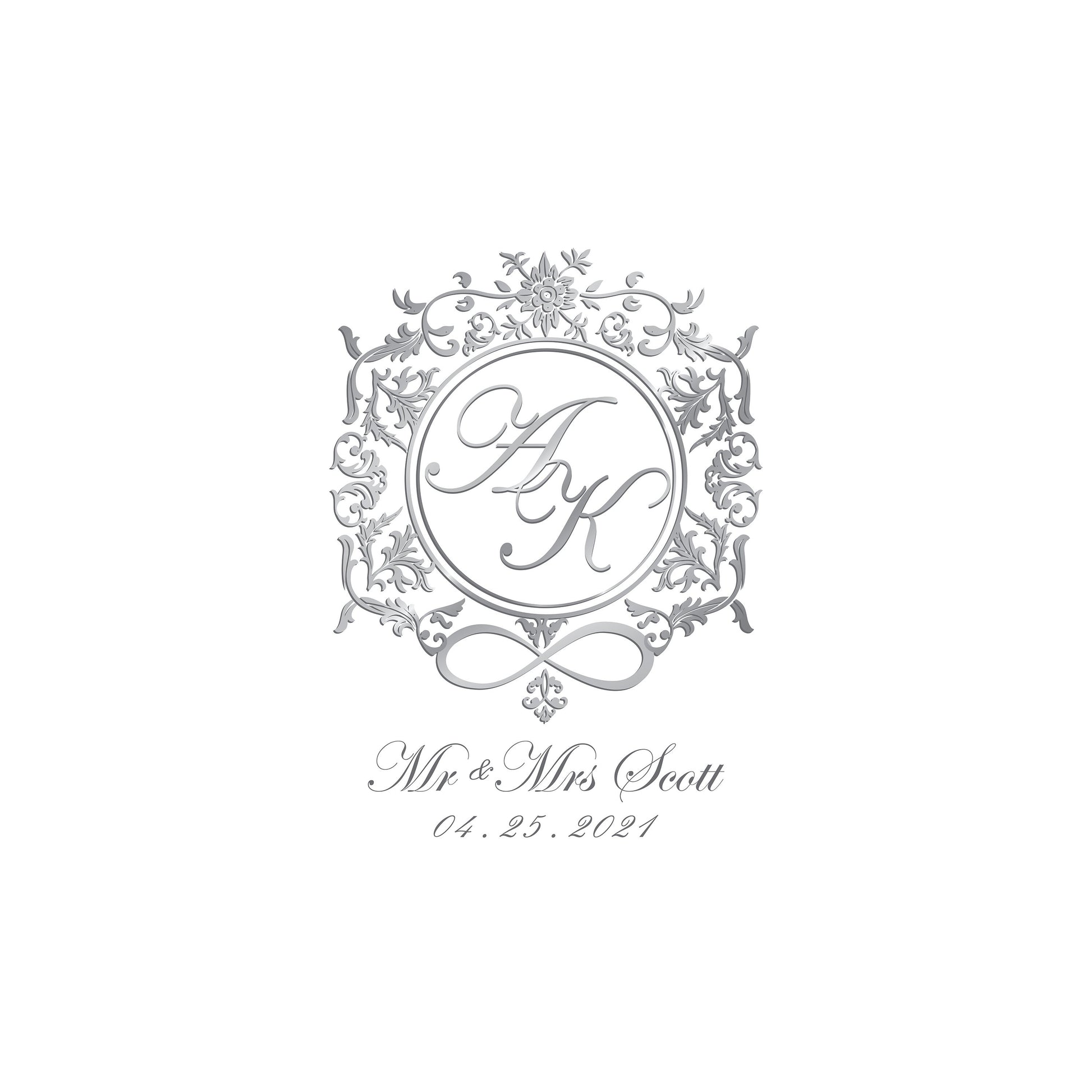 Custom Wedding Decal Dance Floor Wrap Gloss Removable Vinyl. Monogram Print and Vinyl to cover the entire dancefloor. Wedding logo design