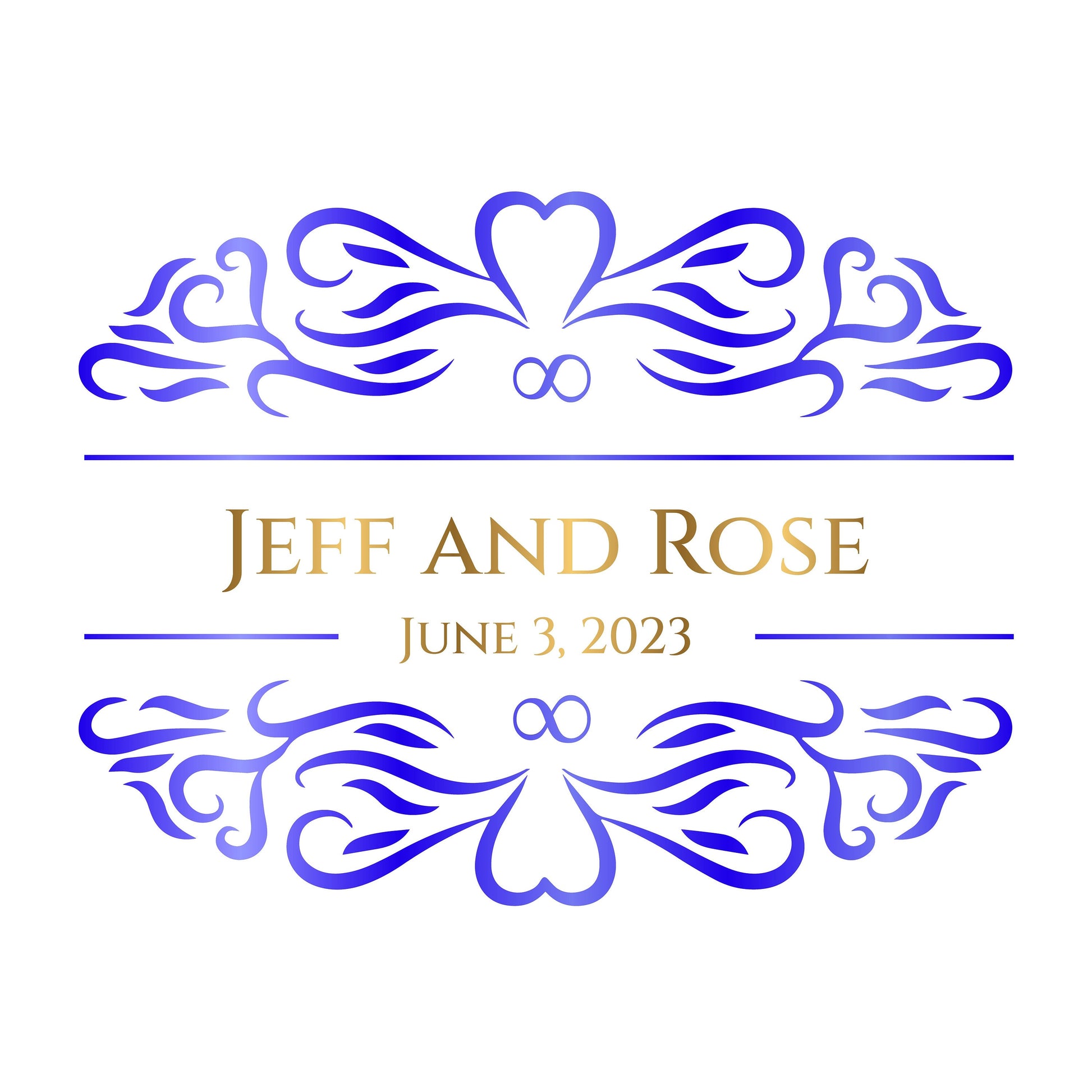 Custom Wedding Decal Dance Floor Wrap Gloss Removable Vinyl. Monogram Print and Vinyl to cover the entire dancefloor. Wedding logo design