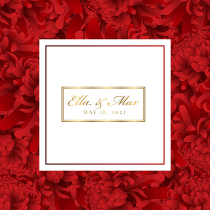 Custom Wedding Decal Dance Floor Wrap Gloss Removable Vinyl. Monogram Print and Vinyl to cover the entire dancefloor. Wedding logo design