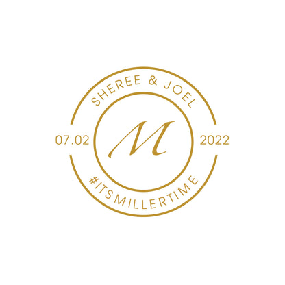 Custom Wedding Decal Dance Floor Wrap Gloss Removable Vinyl. Monogram Print and Vinyl to cover the entire dancefloor. Wedding logo design