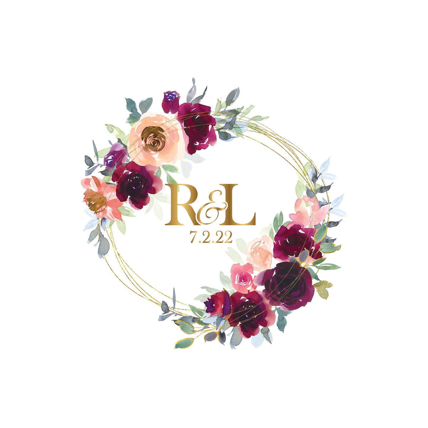 Custom Wedding Decal Dance Floor Wrap Gloss Removable Vinyl. Monogram Print and Vinyl to cover the entire dancefloor. Wedding logo design