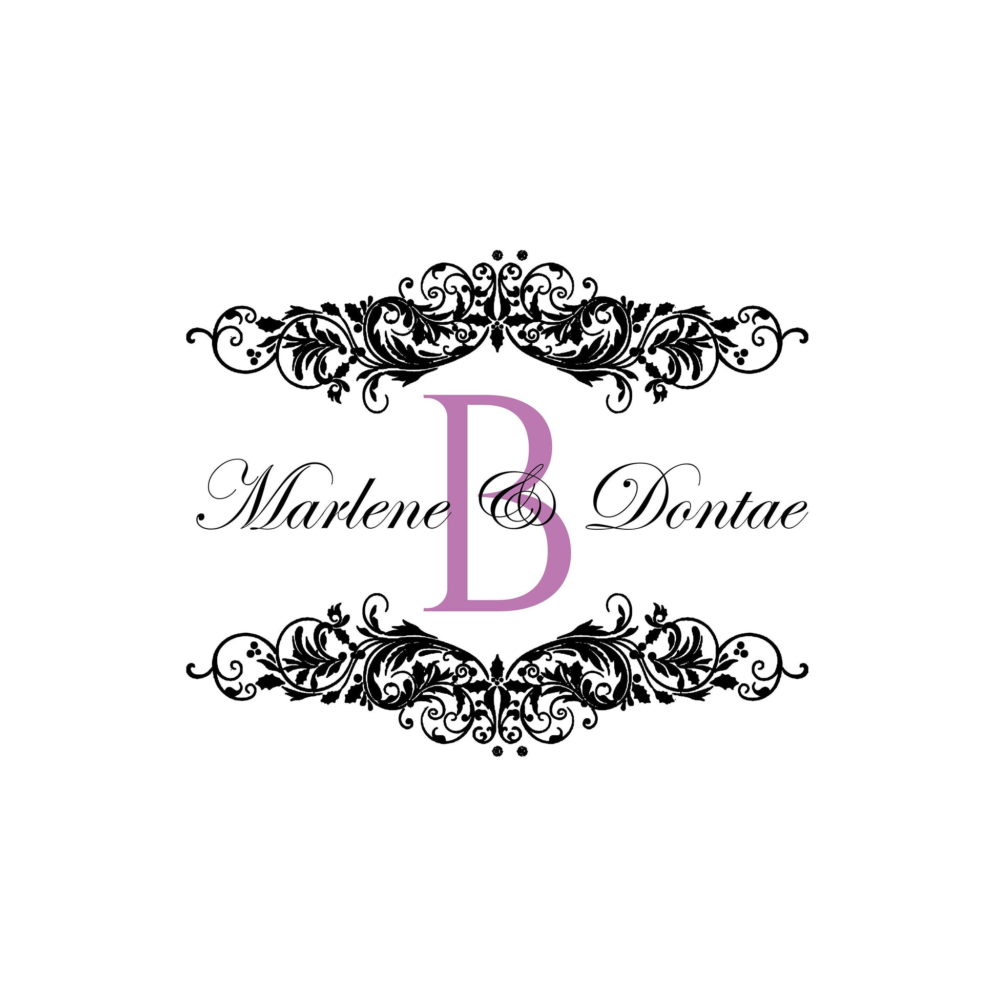 Custom Wedding Decal Dance Floor Wrap Gloss Removable Vinyl. Monogram Print and Vinyl to cover the entire dancefloor. Wedding logo design