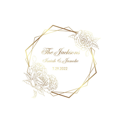 Custom Wedding Decal Dance Floor Wrap Gloss Removable Vinyl. Monogram Print and Vinyl to cover the entire dancefloor. Wedding logo design